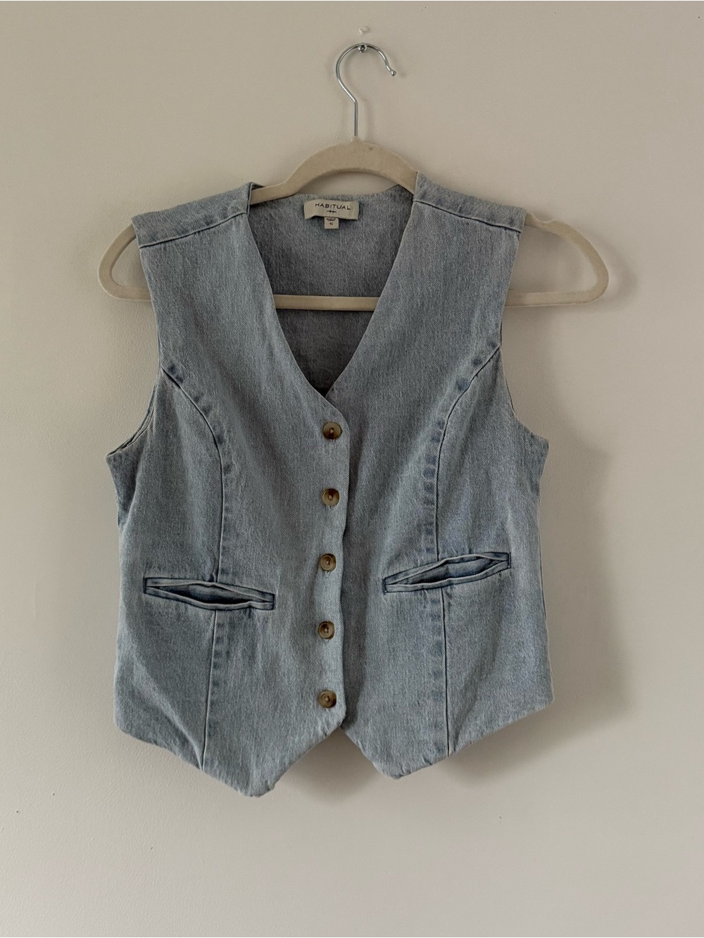 Coastal Cowgirl Denim Vest | Western Button Front Top